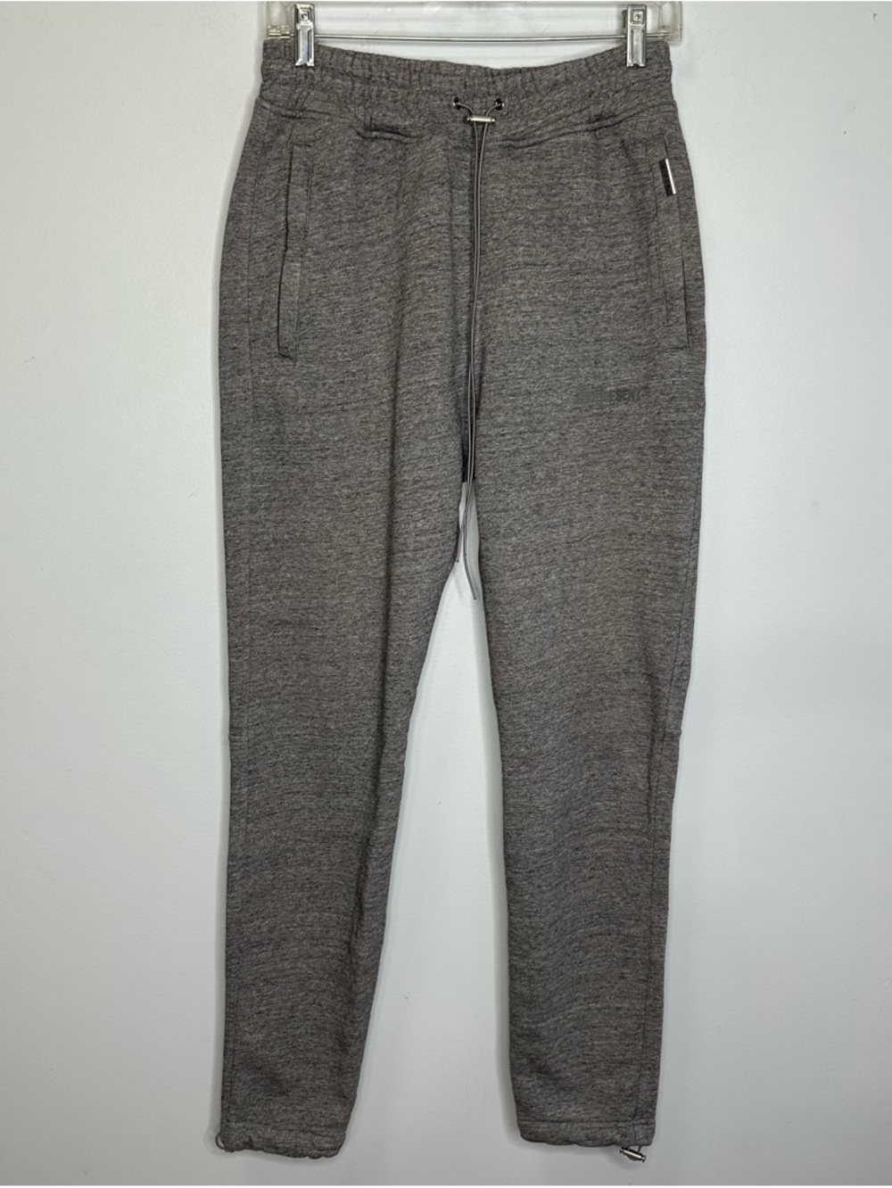 Represent Blanks Men’s Heathered Gray 100% Cotton Joggers Sweatpants Size S